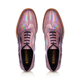 Holographic Iridescent Brogues